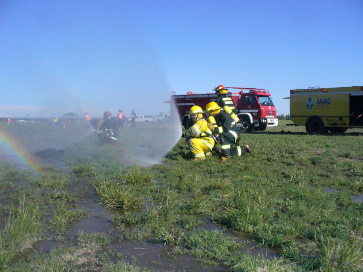 Simulacro de Accidente Aéreo en Mendoza